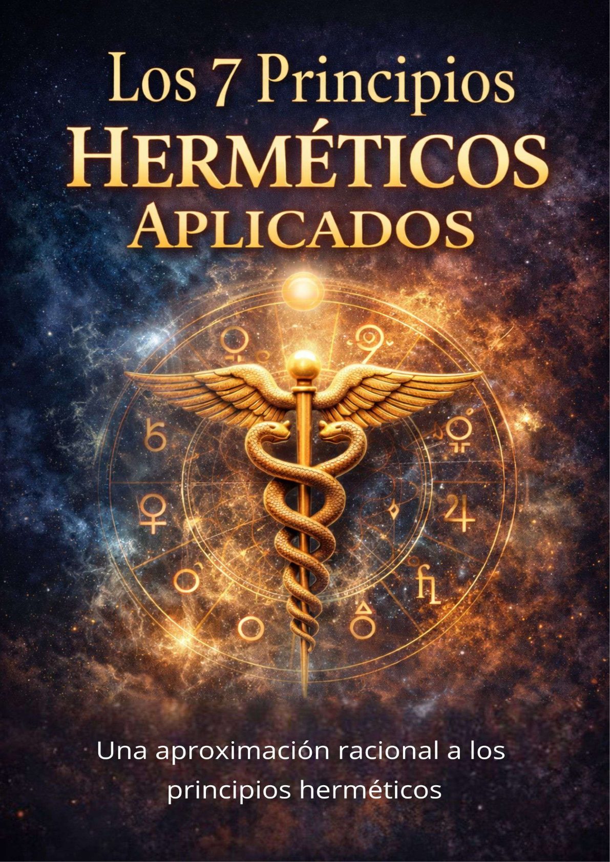 Portada de Los 7 principios herméticos aplicados - Una aproximación racional a los principios herméticos.