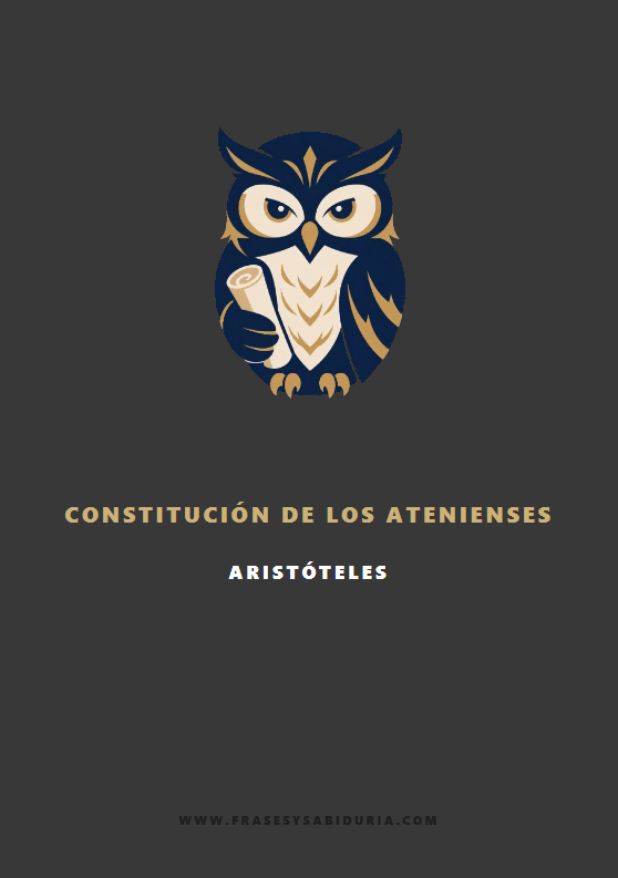 Portada de Constitución de los atenienses – Aristóteles