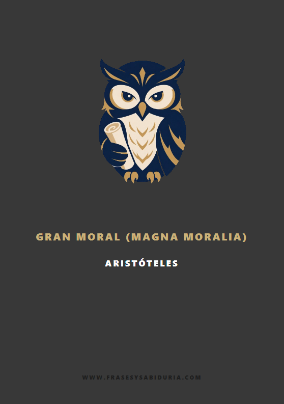 Portada de Gran moral (Magna Moralia) – Aristóteles
