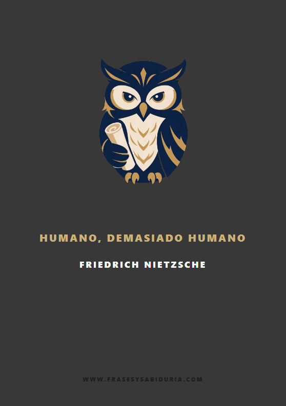 Portada de Humano, demasiado humano – Friedrich Nietzsche