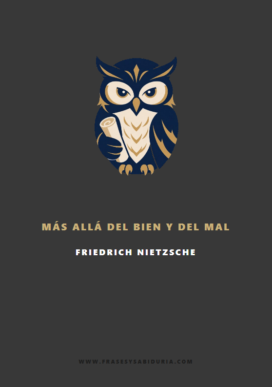 Portada de Más allá del bien y del mal – Friedrich Nietzsche