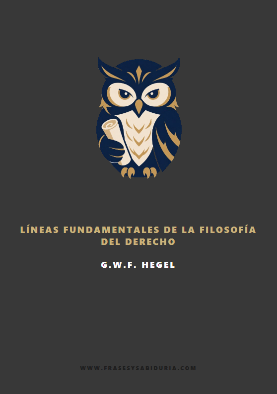Portada de Líneas fundamentales de la filosofía del derecho – G.W.F. Hegel