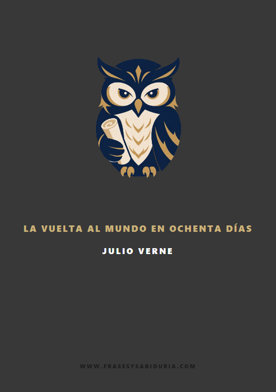 Portada de La vuelta al mundo en ochenta días – Julio Verne