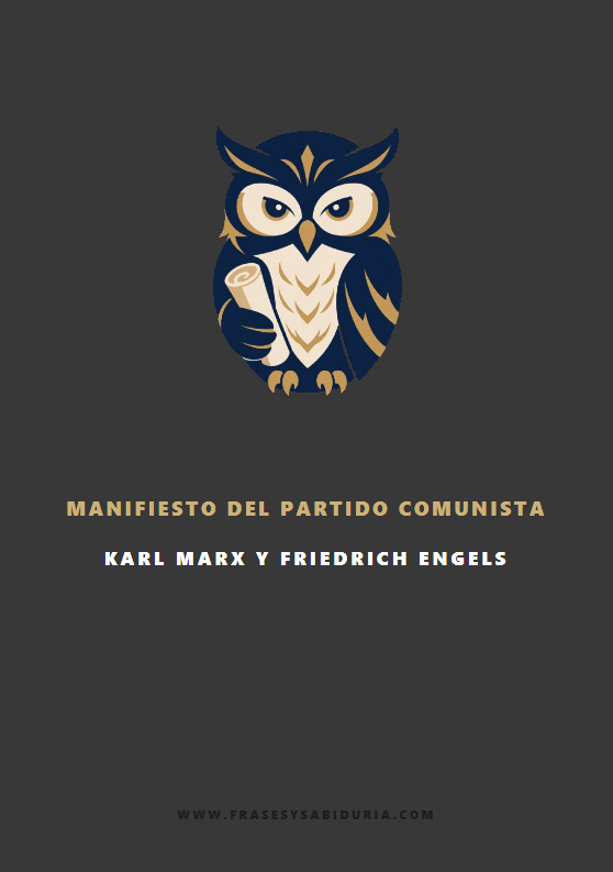 Portada de Manifiesto del Partido Comunista – Karl Marx y Friedrich Engels