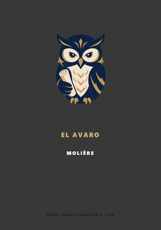 Portada de El avaro – Molière